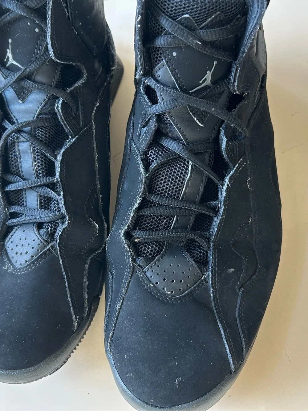 Jordan Black Suede High-Top Sneakers size 10.5